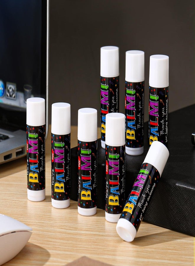 Siifert 50 Pack Employee Appreciation Gifts Bulk Valentine Teacher Students Gifts Lip Balm Staff Team Coworker Appreciation Thank You Gift Moisturizing Lip Gloss for Women Men Teacher Staff(Balm) - Image 2